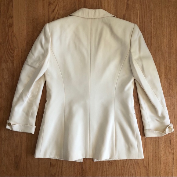 Talbots Ivory Silk Blazer - Picture 6 of 6